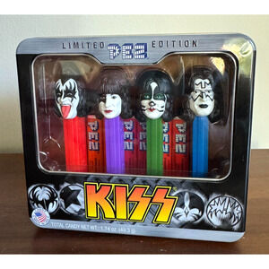 Kiss Limited Edition PEZ Candy Dispenser Tin Set Four Band Collectible SEALED